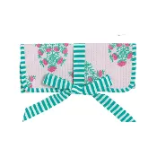 Blush Block Print Jewelry Roll