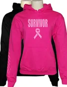 Breast Cancer Survivor Pink Ribbon Sweatshirt — The Pink Ribbon Shop