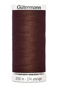 578 Chocolate ~ Sew-All Gutermann Polyester Thread ~ 250 Meters