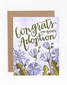 1Canoe2, Congrats Adoption Floral Greeting Card