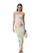 AFRM Marlo Strapless Midi Dress
