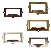 2" File Cabinet Card Holder w/Pull