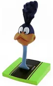 Acme 1:18 Plymouth Loved Bird Figure with Limeline Green Hood Stand