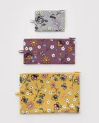 Baggu Flat Pouch Set in Wildwood Mix | Highlow Studio
