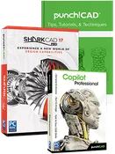 SharkCAD® 17 Pro + Copilot Professional Annual + Training Guide Bundle