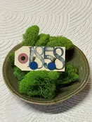 1858 Threads Costume Vintage Earrings
