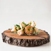 Peach Wrist Corsage