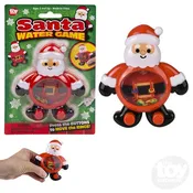 4-Inch Christmas Santa Handheld Water Game Toy