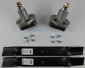 42" John Deere L100-L130, Scotts L1742, Saber 1642HS, 17.542HS Standard Blade Spindle Kits - DECKIT29