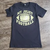 Mt. Juliet Bears Black T-shirt “Football”