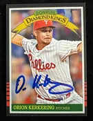 Philadelphia Phillies Orion Kerkering Autographed Custom Baseball Card