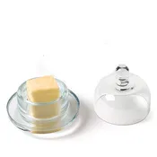 Abbott - 2Pc Sm Butterdish W/Dome-3"H-402