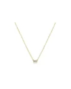 14kt Gold and Diamond Significance Bar Necklace - Two