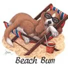 Beach Bum (Pup in Chair)
