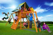 Dream 3 Wood Swingset | Swingset Warehouse