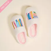 Fuzzy Slippers - Book Nook