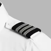 Epaulets - Black and Grey - 3 Stripe