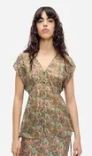 Silk Laundry | Chiffon V Neck Top - Sugar Floral
