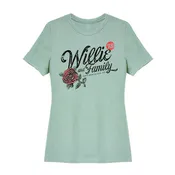 Ladies Willie & Family '78 Roses T-Shirt