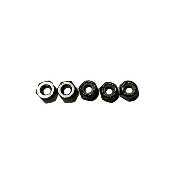 Thin Locking Nuts With Nylon Insert - 1/4-20 - 5 Pack