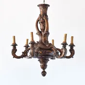 Carved Fish Column