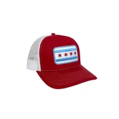 Chicago Flag Patch Trucker Hat