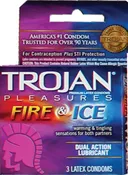 CONDOMS TROJAN FIRE&amp;amp;ICE 6 3-PK