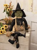 Agnes Witch Doll with Broom