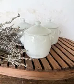 Vintage Lions Head Pot With Lid
