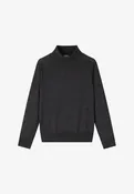 Anne Turtleneck - Charcoal gray wool turtleneck
