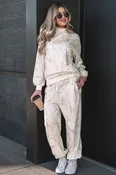Camo Long Sleeve Top and Jogger Pants Set