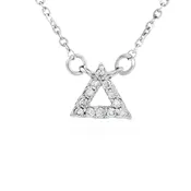 0.07ct Diamond Pendant in 14K White Gold