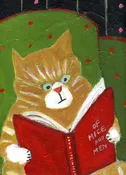 Rapt reader/poster — Anne Made