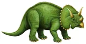 Triceratops Dinosaur Wall Decal, 73" x 36"