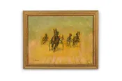 Art Moderne Trotters Painting