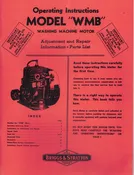 Book, Briggs WMB Manual