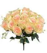 16'' Rose Bud Bush ( INT2522-#8 Cream Pink )