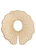 Paula Caramel Lace Collar Scarf