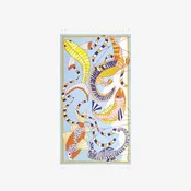 INOUITOOSH CERFS VOLANTS SCARF IN ORANGE