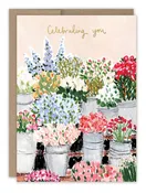 Biely & Shoaf - Flower Market Birthday Card