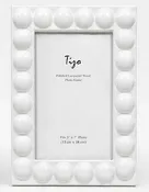 4x6 White Lacquer Wood Frame