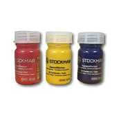 Bundle - Circle Color Watercolor Paint Set: 3 Primary Color Assortment 50 ML (RED, YELLOW, BLUE)