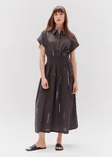 ALEXA COTTON PRINT SHIRT DRESS