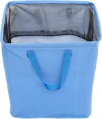 Large Cotton Linen Laundry Basket with Handle Foldable Dirty Clothes Hamper Multipurpose Storage Tote for Laundry Spacious Utility Bucket for Bedroom and Bathroom
