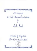 BACH JS: Siciliano from Eb Major Sonata