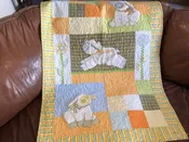 Precious Lambs Themed Baby Quilt Pattern PDF