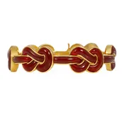 Angela Cummings carnelian knot bracelet