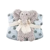 Baby Blanket &amp;amp; Plush Elephant Set