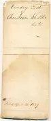 1839 Vendue List - Christian Whistler / Whisler Beaver Co., PA