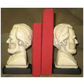 Abe Lincoln Heritage Bookends Set